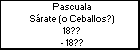 Pascuala Sárate (o Ceballos?)