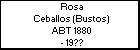 Florinda Rosa Ceballos (Bustos)