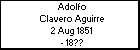 Adolfo Clavero Aguirre