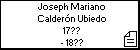 Joseph Mariano Calderón Ubiedo