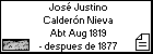 José Justino Calderón Nieva
