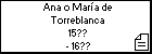 Ana o María de Torreblanca