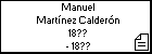 Manuel Martínez Calderón