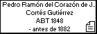 Pedro Ramón del Corazón de Jesús Cortés Gutiérrez