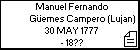 Manuel Fernando Güemes Campero (Lujan)
