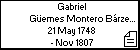 Gabriel Güemes Montero Bárzena Gómez y Campero