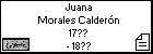 Juana Morales Calderón