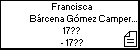 Francisca Bárcena Gómez Campero de Zorrevilla