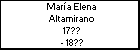 María Elena Altamirano