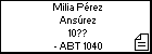Milia Pérez Ansúrez