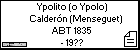 Ypolito (o Ypolo) Calderón (Menseguet)