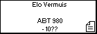 Elo Vermuis