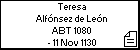Teresa Alfónsez de León