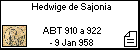 Hedwige de Sajonia 