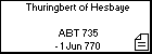 Thuringbert of Hesbaye 