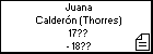 Juana Calderón (Thorres)