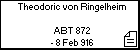 Theodoric von Ringelheim 