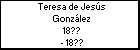 Teresa de Jesús González