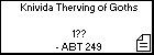 Knivida Therving of Goths 