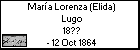 María Lorenza (Elida) Lugo