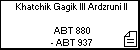 Khatchik Gagik III Ardzruni II 