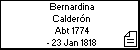 Bernardina Calderón