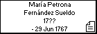 María Petrona Fernández Sueldo