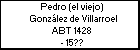 Pedro (el viejo) González de Villarroel
