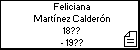 Feliciana Martínez Calderón