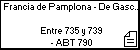 Francia de Pamplona - De Gascogne 