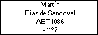 Martín Díaz de Sandoval