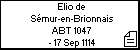 Elio de Sémur-en-Brionnais