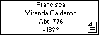 Francisca Miranda Calderón