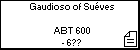 Gaudioso of Suéves