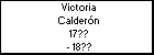 Victoria Calderón