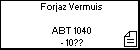 Forjaz Vermuis