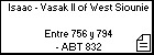 Isaac - Vasak II of West Siounie