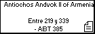 Antiochos Andvok II of Armenia