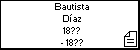 Bautista Díaz