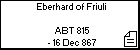 Eberhard of Friuli 