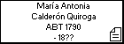 María Antonia Calderón Quiroga