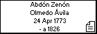 Abdón Zenón Olmedo Ávila
