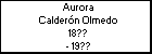 Aurora Calderón Olmedo