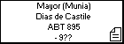 Mayor (Munia) Dias de Castile