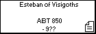 Esteban of Visigoths 