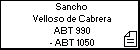 Sancho Velloso de Cabrera