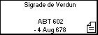Sigrade de Verdun 