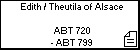 Edith / Theutila of Alsace 
