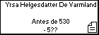 Yrsa Helgesdatter De Varmland 