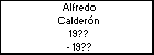 Alfredo Calderón